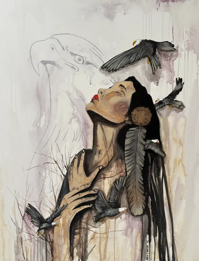 A Woman with Closed Eyes – Sees More Than Anyone by Adna Lainšček