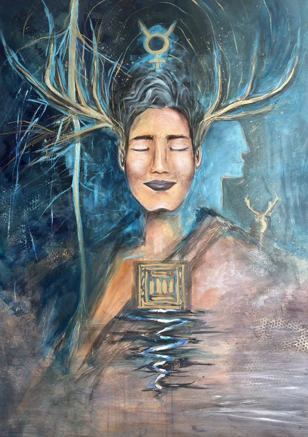 Embrace Your Legacy commissioned symbolic painting by Adna Lainscek