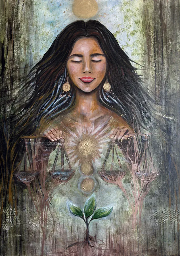 Embrace Your Legacy commissioned symbolic painting by Adna Lainscek