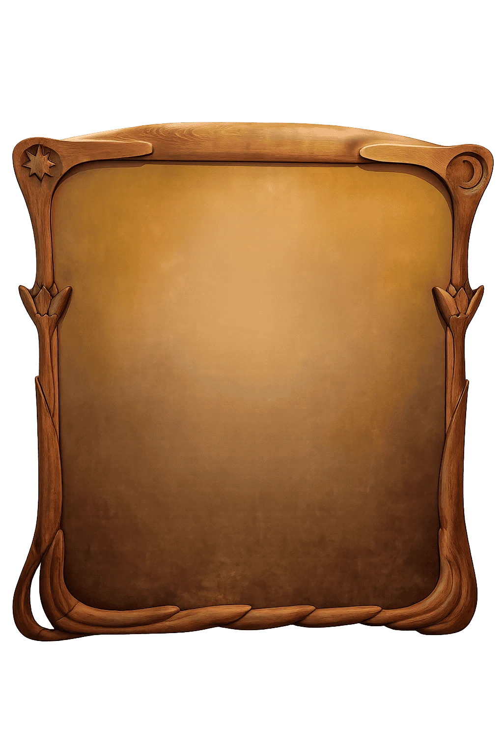 Handmade symbolic wooden frame by Embrace Your Legacy