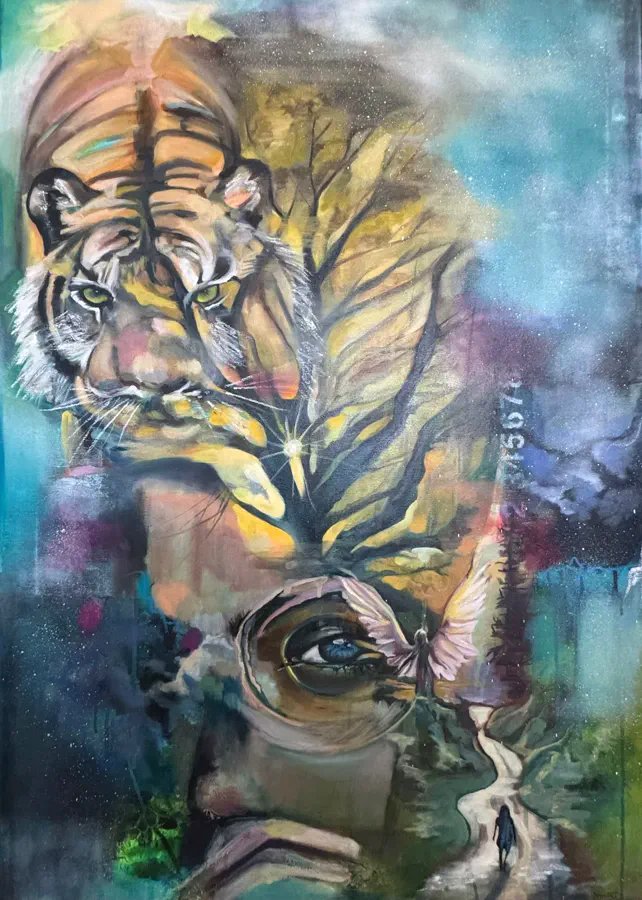 Embrace Your Legacy commissioned symbolic painting by Nina Hribar