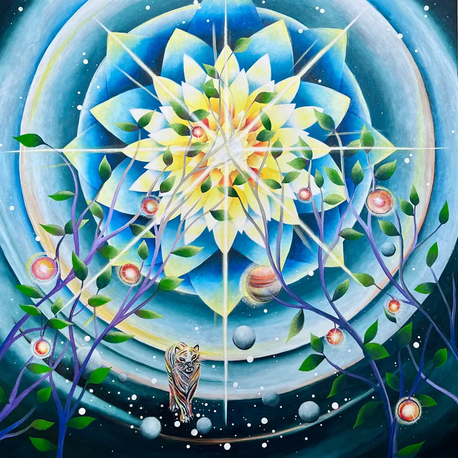 Embrace Your Legacy commissioned symbolic painting by Tanja Prezelj